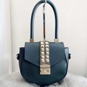Small Studded Leather Valentino Saddle Bag